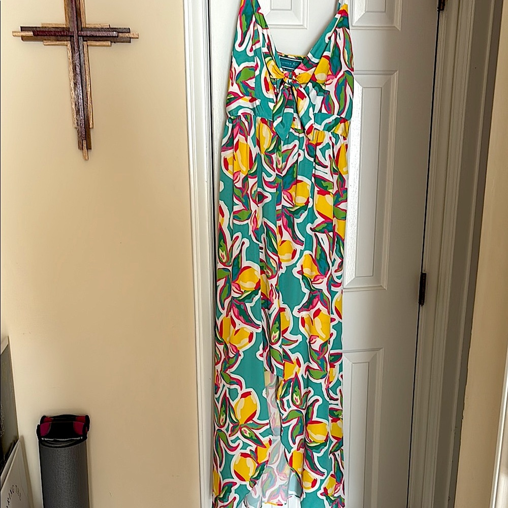 Souther Frock. Erin Maxi. Citrus Bright